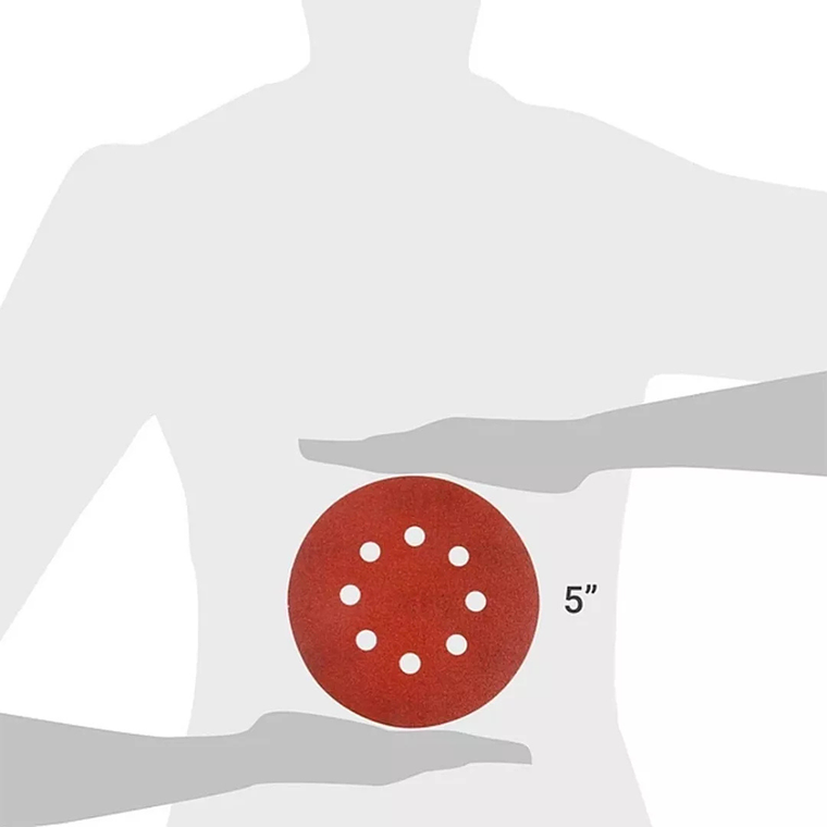 Set 5 Lijas De 5 (125 Mm) Dewalt DW4306 Grano 220 5