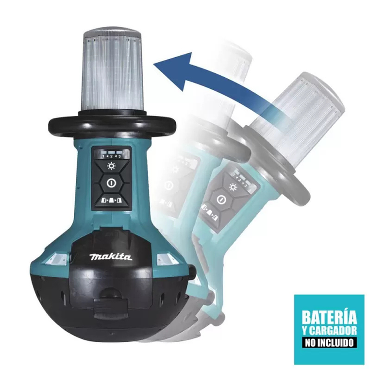 Luz L.E.D. Vertical Inalámbrica Makita LXT® 18V X2 DML810 2