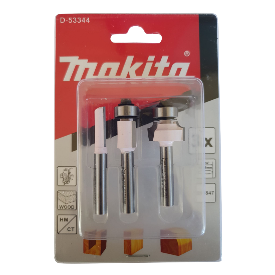 Set De Fresas Para Router 1/4 - 3und Makita D-53344 1