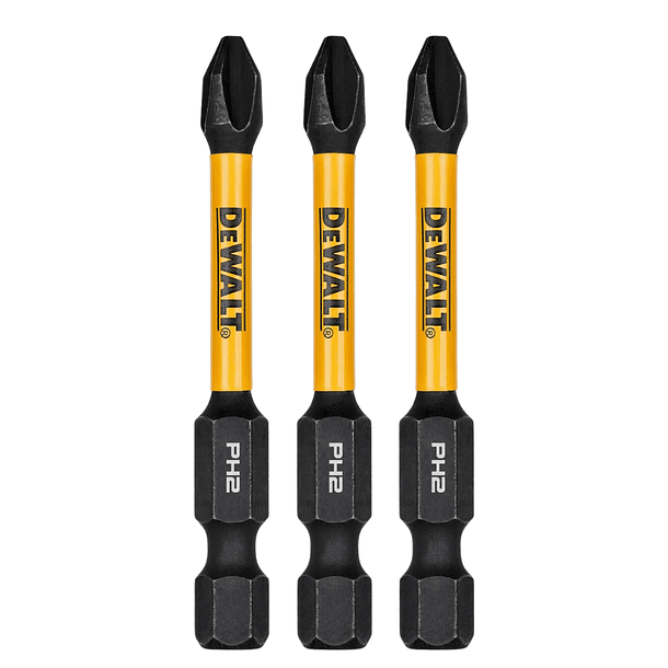 Set 3 Puntas Phillips 2-1/4 Nº1 Flextorq Dewalt Dwaf2ph1ir3 3