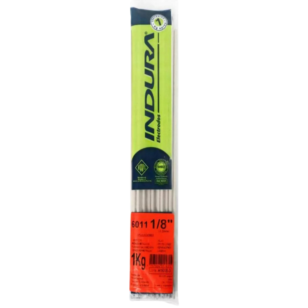 Electrodo 6011 1/8" 1 Kg Indura