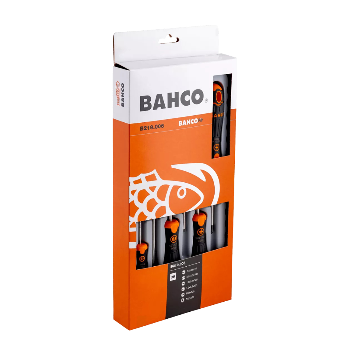 Juego  Destornilladores mango de goma Fit B219.006 Bahco 3