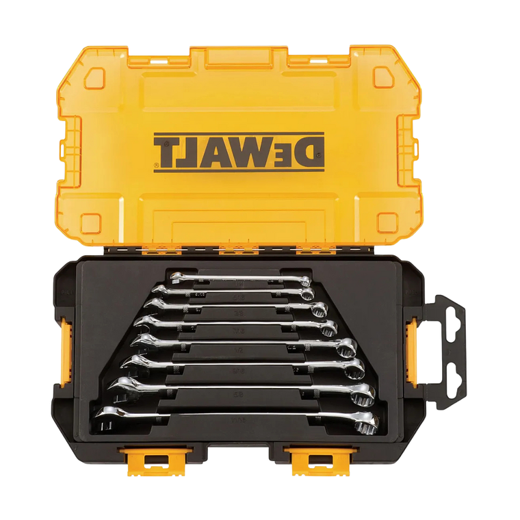 Juego De 8 Llaves Combinadas Estandar Sae Dewalt Dwmt73809 2