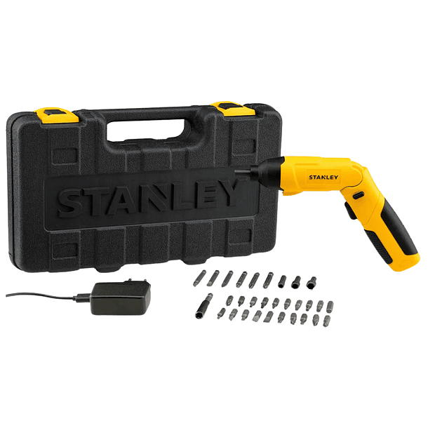 Atornillador Inalámbrico 4v + 30 Accesorio Stanley SCS4KB2C 1