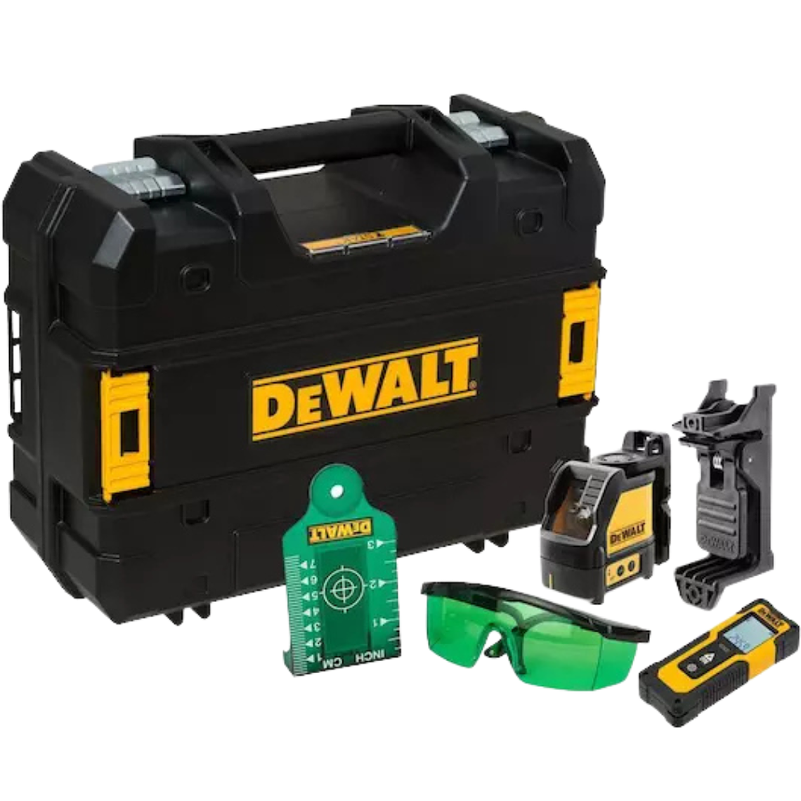 Kit Nivel Laser Linea Cruzada Medidor 30m DeWalt DW0887100 1