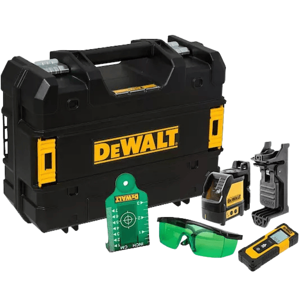 Kit Nivel Laser Linea Cruzada Medidor 30m DeWalt DW0887100 1