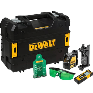 Kit Nivel Laser Linea Cruzada Medidor 30m DeWalt DW0887100