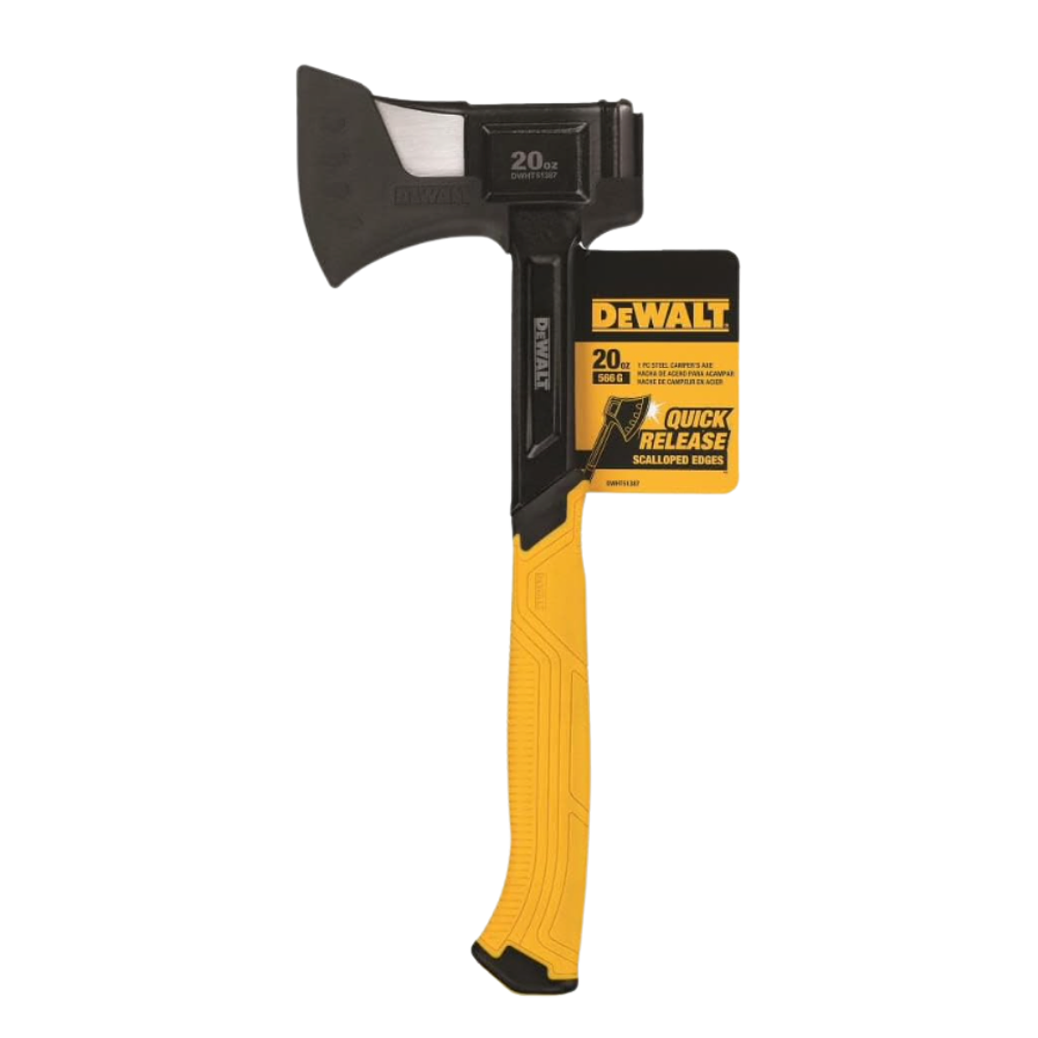 Hacha de Acero para Campista 20 oz. DeWalt DWHT51387-0 3
