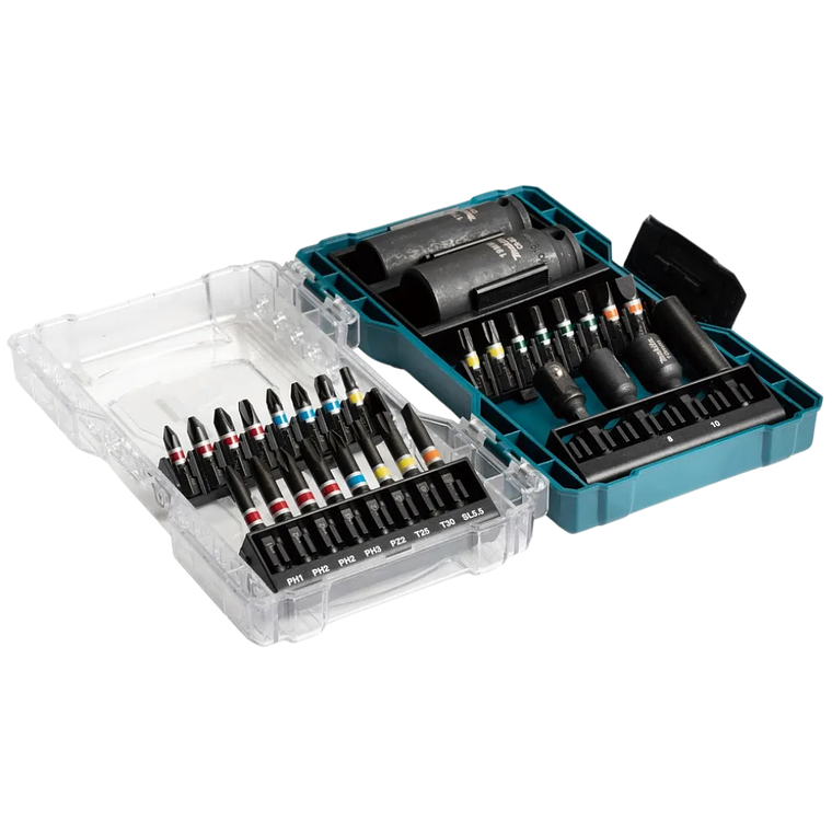 Set de puntas y vasos 30 pc E-07060 Makita 2