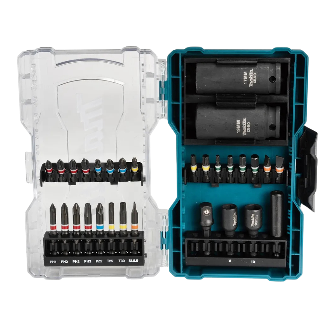 Set de puntas y vasos 30 pc E-07060 Makita 3