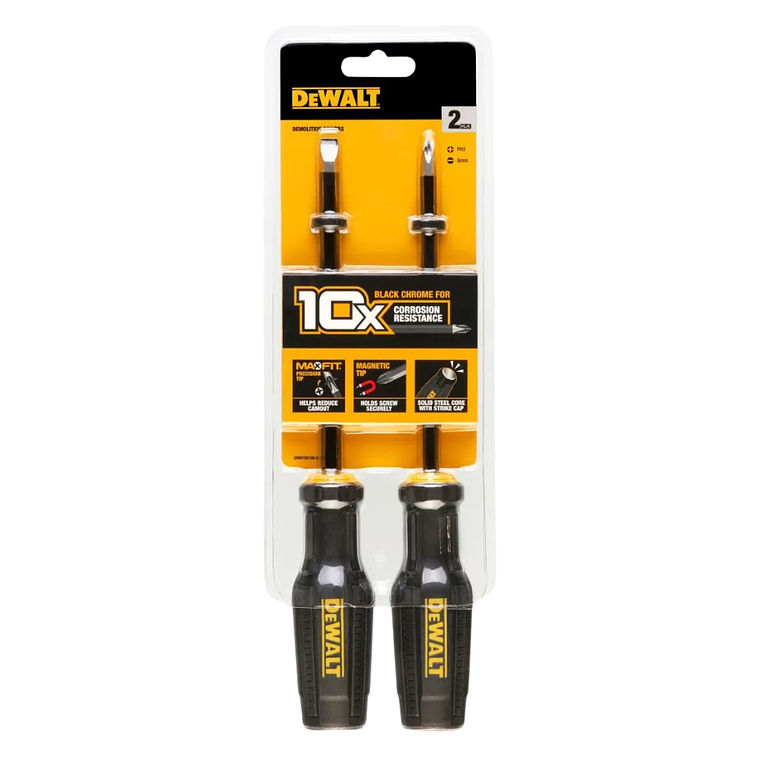 Juego De Destornilladores (2 pc) demoliciòn Dewalt DWHT65100 3