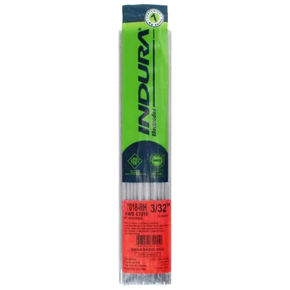 Electrodo 7018-RH 3/32" 1 Kg Indura