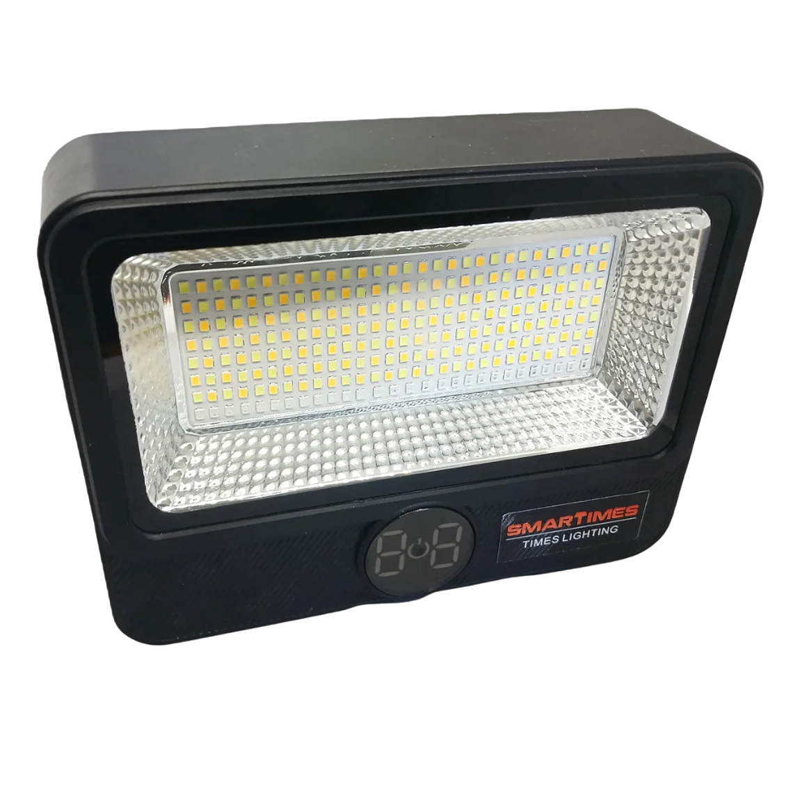 Proyector Solar 10w Led Con Usb Negro Luz Dia/calida/rb 2