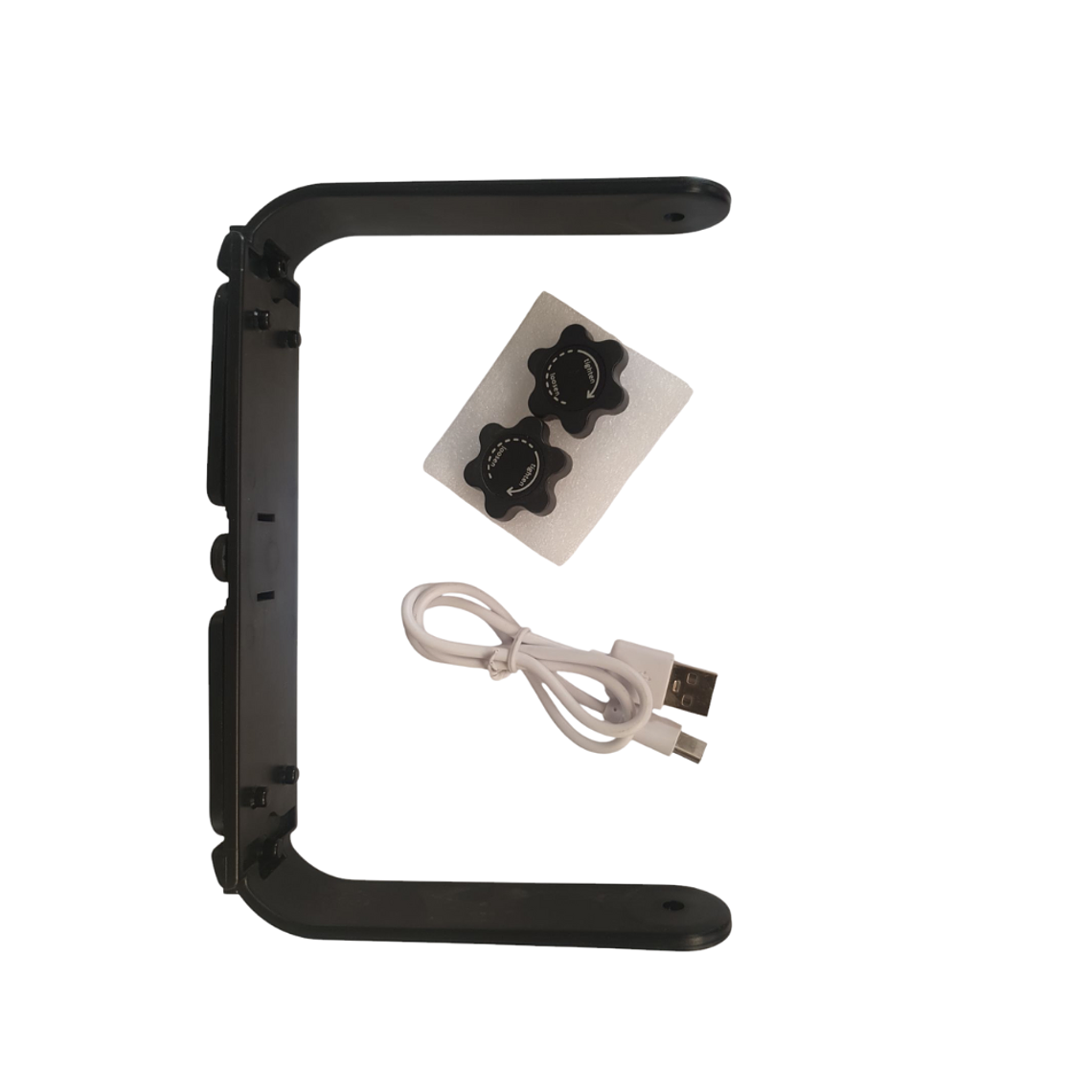 Proyector Solar 10w Led Con Usb Negro Luz Dia/calida/rb 4