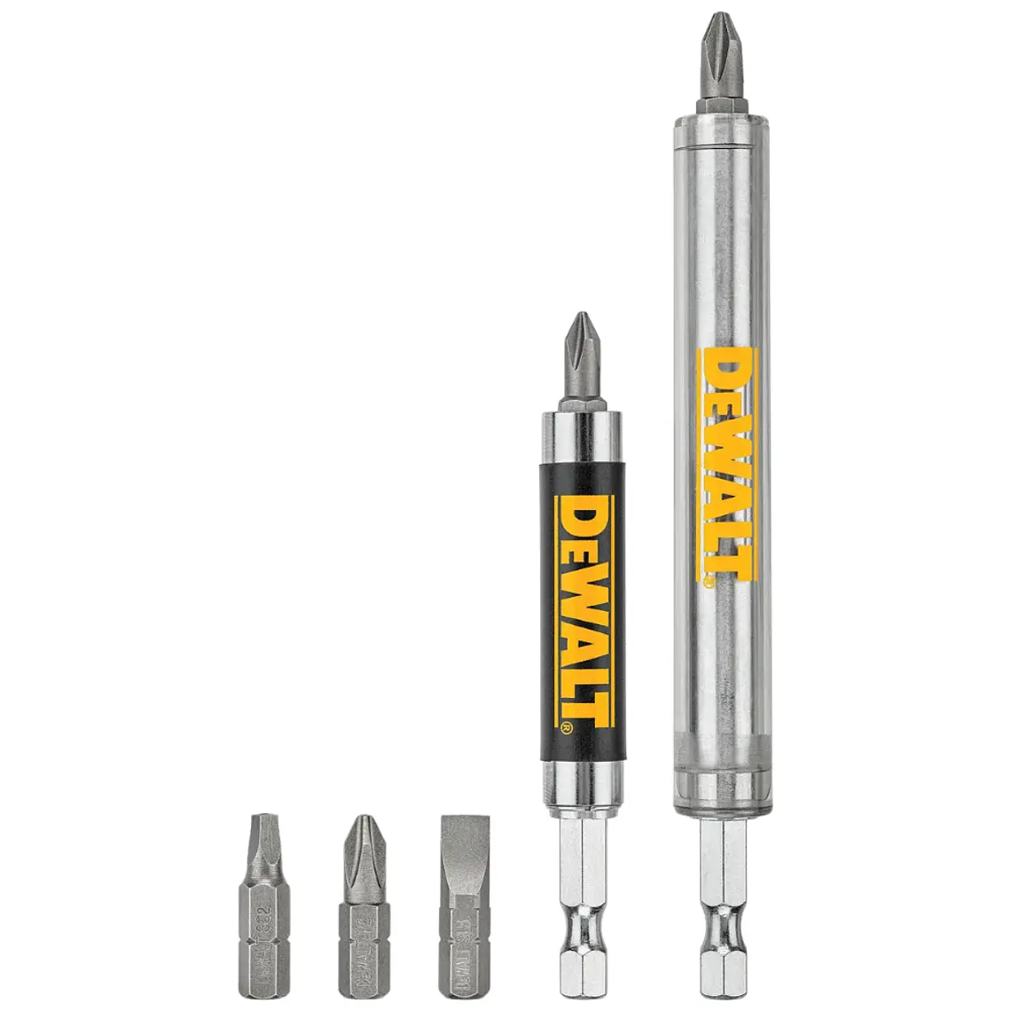 Set Guías Magnéticas + 3 Puntas Atornillar Dewalt Dw2095 1