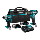 Kit Makita Taladro Percutor + Atornillador Makita CLX228 1