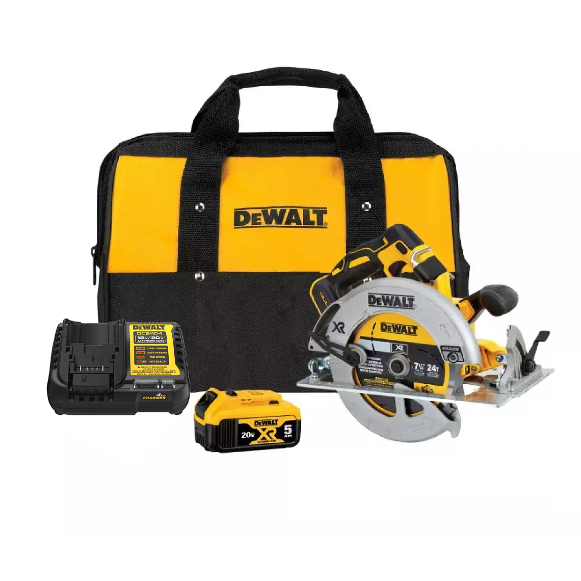 Sierra Circular Inalambrica 7 1/4 20v Xr Dcs570p1 Dewalt 2