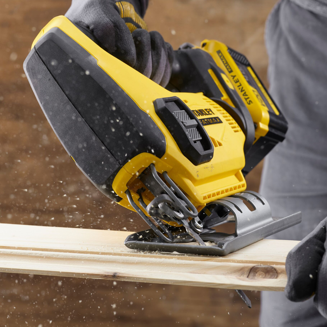 Sierra Caladora Inalámbrica V20 Stanley SCJ600 S/Bateria  6