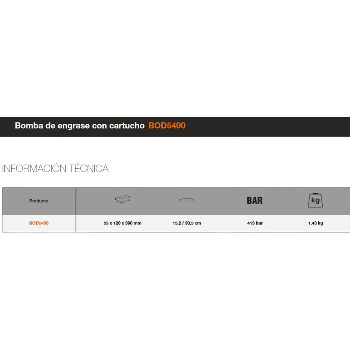 Grasera O Engrasadora Manual Bod5400 Bahco 400gr 4