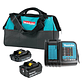 Kit Makita Baterias 3Ah/1,5 Ah + Cargador Con Bolso - Miniatura 1