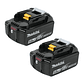Kit Makita 2 Baterias 18v5Ah BL1850 Carg/Rapido Con Bolso - Miniatura 2