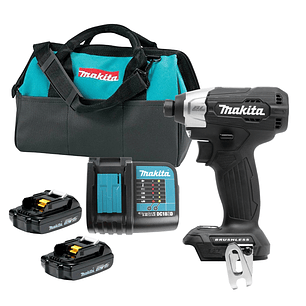 Atornillador Impacto BL 18v 140 Nm Makita Dtd157 + 2Bat/Carg