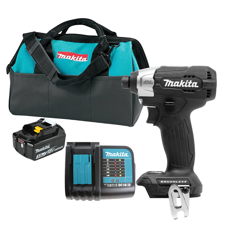 Kit Atornillador Impacto BL18v 140Nm Makita DTD157Z + Bat3ah 1