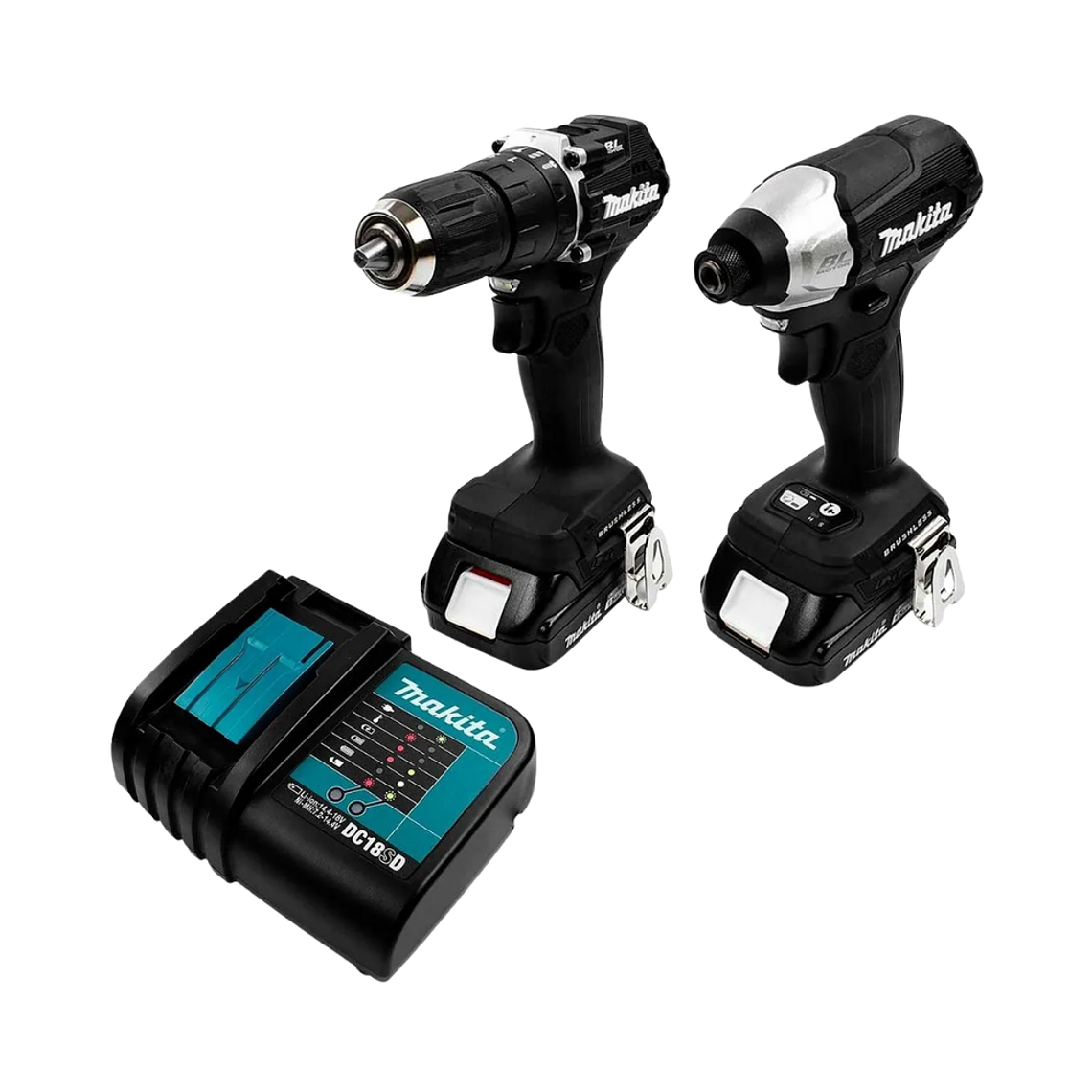 Kit Inalámbrico 18V Taladro + Atornillador Makita DLX2414X7B 3