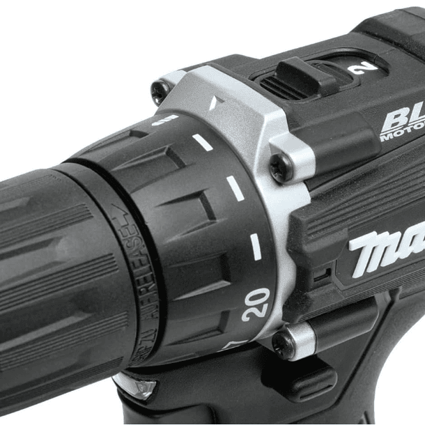 Taladro Percutor  18v Brushless Makita Dhp487 + 2 Baterias 4