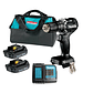 Taladro Percutor  18v Brushless Makita Dhp487 + 2 Baterias - Miniatura 2
