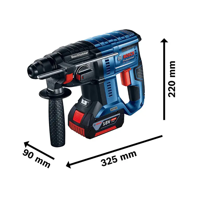 Martillo inalámbrico Bosch GBH 180-Li + Batería de 4AH 5