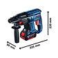 Martillo inalámbrico Bosch GBH 180-Li + Batería de 4AH - Miniatura 5