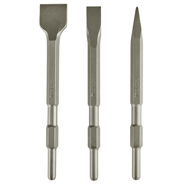 Juego de cinceles 3 piezas hexagonales 17mm Makita D-71320 1