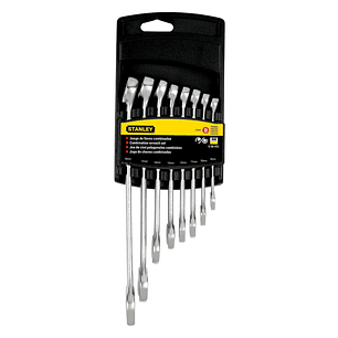 Juego 8 llaves combinadas métricas Stanley 88855