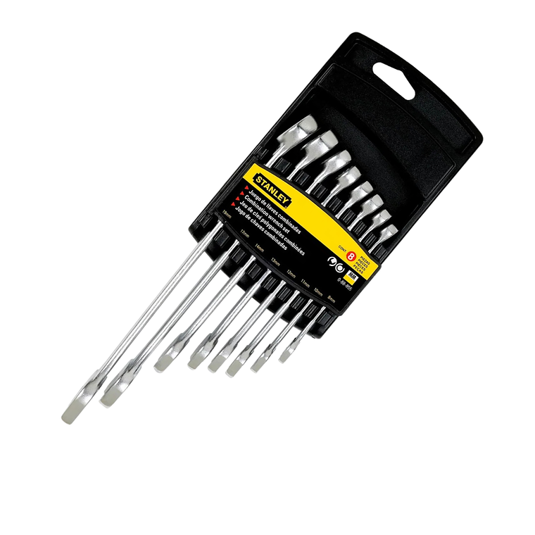 Juego 8 llaves combinadas métricas Stanley 88855 2