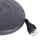 Alargador retráctil 4 tomas 5 m + 2 USB Negro 2