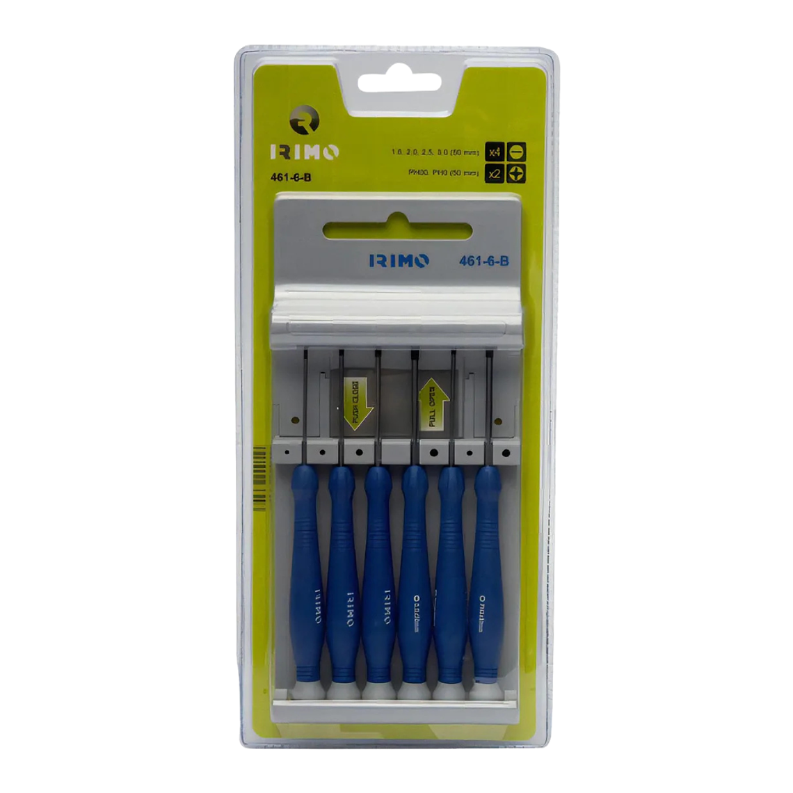 Set Juego De Destornilladores De Precision 6Pz Irimo 461-6-B 5