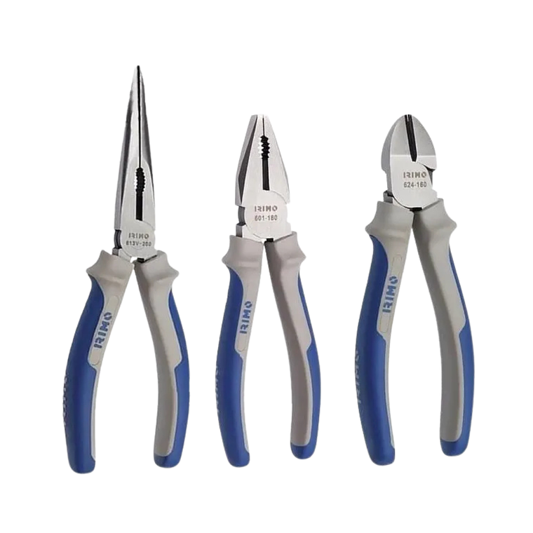 Set Juego Pinzas Y Alicate Irimo 3 Piezas 6013C 1