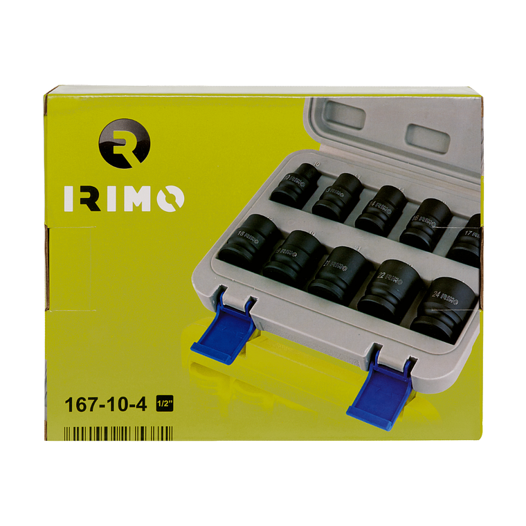 Set Dados Impacto 1/2'' 10pz Irimo167-10-4 6