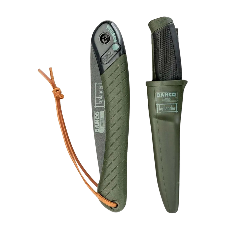 Pack De Cuchillo + Sierra Poda Plegable Bahco LAPKNIFE Suizo 3