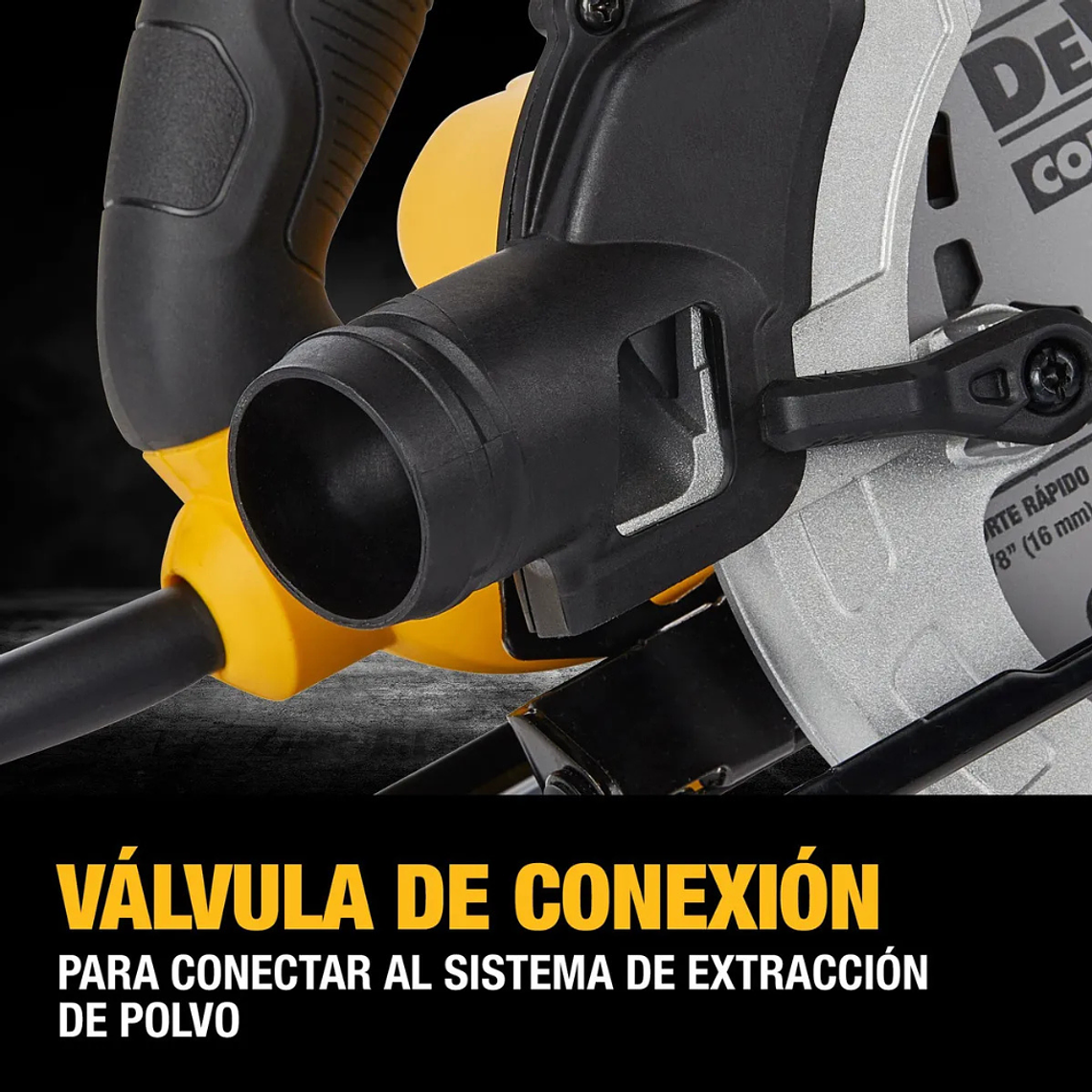 Sierra Circular Electrica 7-1/4 1500w Dewalt DWE5615 6