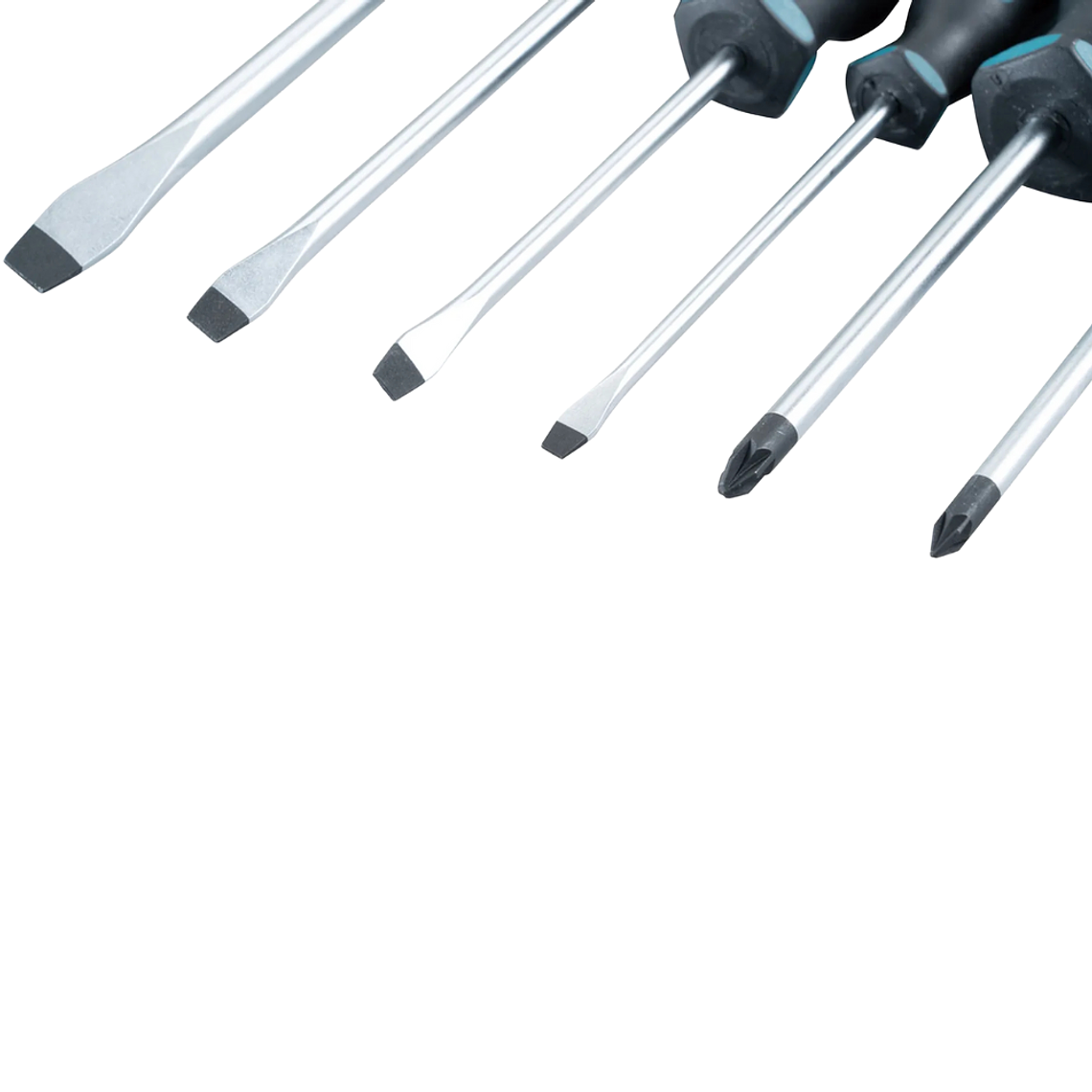 Set Destornillador Makita 6PZ PZ1/PZ2/SL4.0/SL5.5/SL6.5/SL8.0 E-10512 3