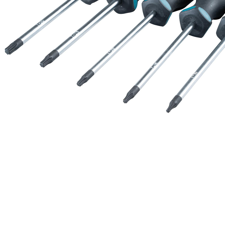 Set Destornilladores Makita TORX 5pcs T10,T15,T20,T25,T30 4