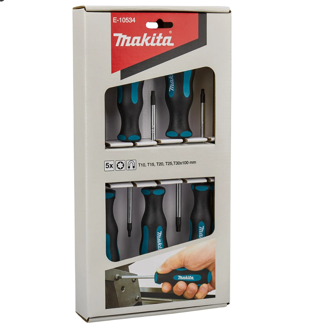 Set Destornilladores Makita TORX 5pcs T10,T15,T20,T25,T30 5