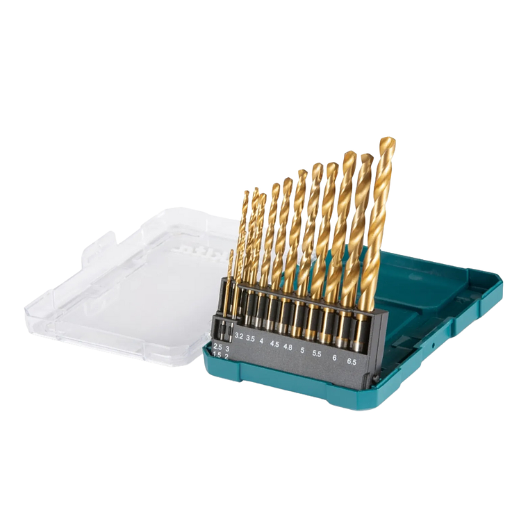Set De Brocas Metal Acero Titania 13 Piezas Makita D-72855 3