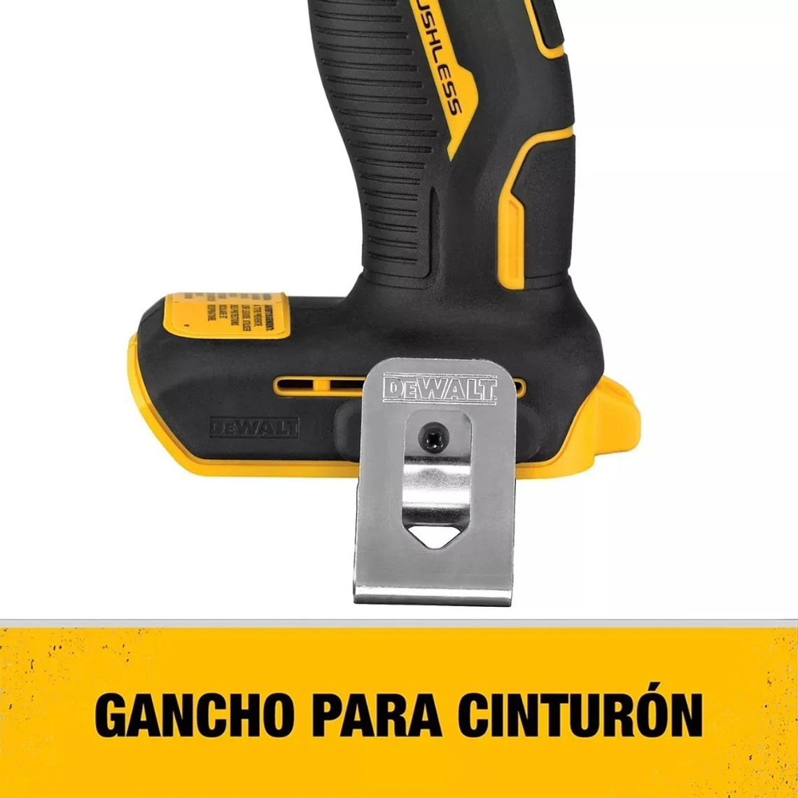 Atornillador De Impacto Atomic 20v + 2bat Dewalt Dcf809d2-b2 6