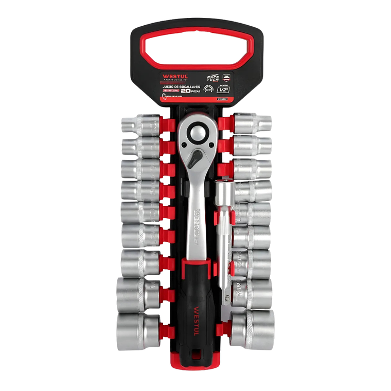 Set De Dados Chicharra 1/2 Tubo 20Pza Westul WT-SS20 5