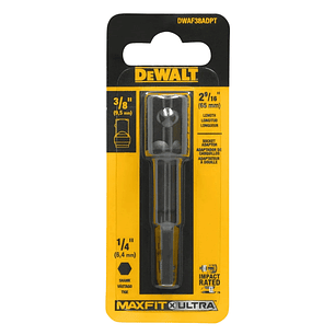 Adaptador Cuadrante Maxfit-ultra 3/8'' A 1/4'' Hex. DeWALT