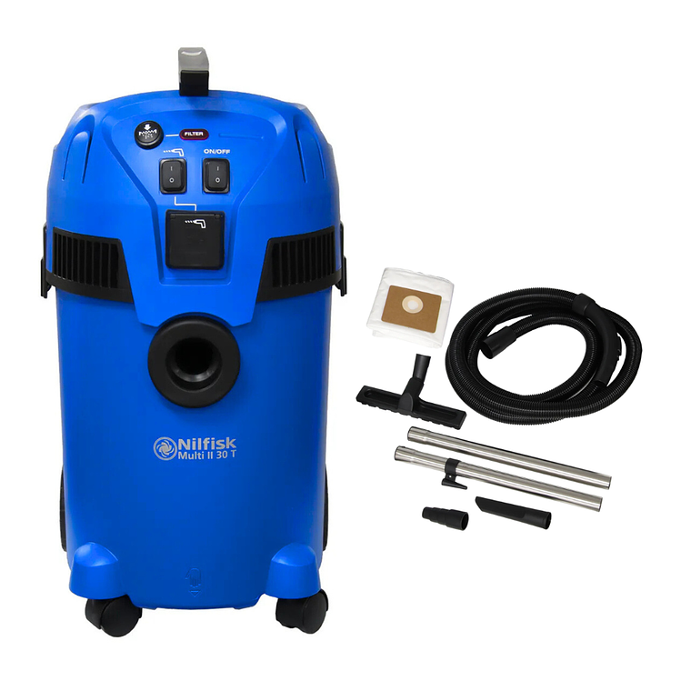 Aspiradora de Agua y Polvo 1400w MULTI II 30T NILFISK 1