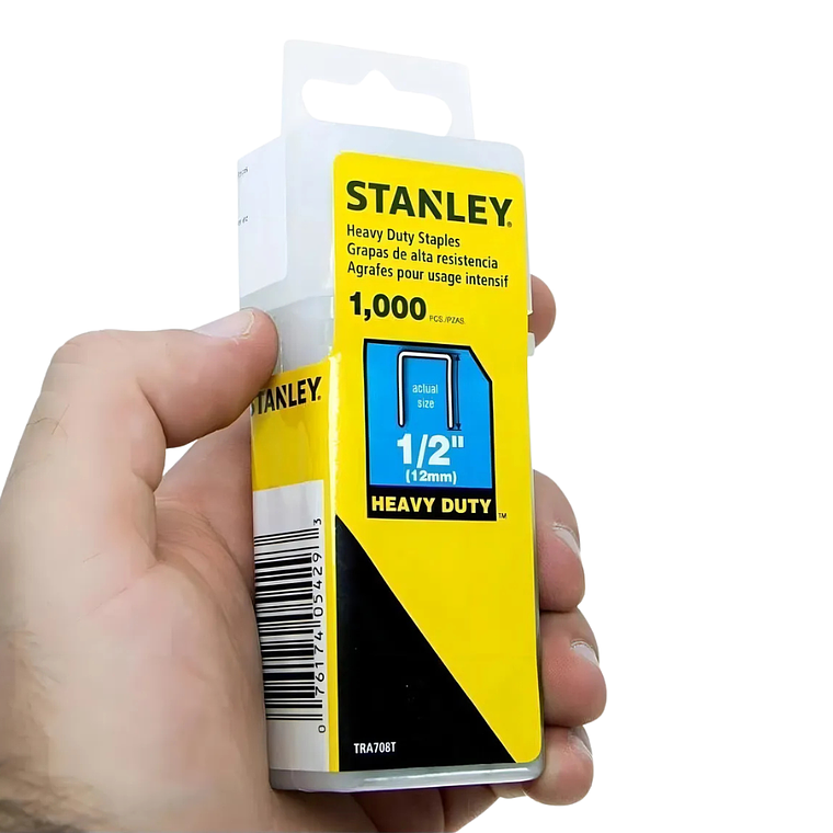 Grapa Stanley T50 1/2 (12mm) Caja 1.000 Unidades TRA708T 2